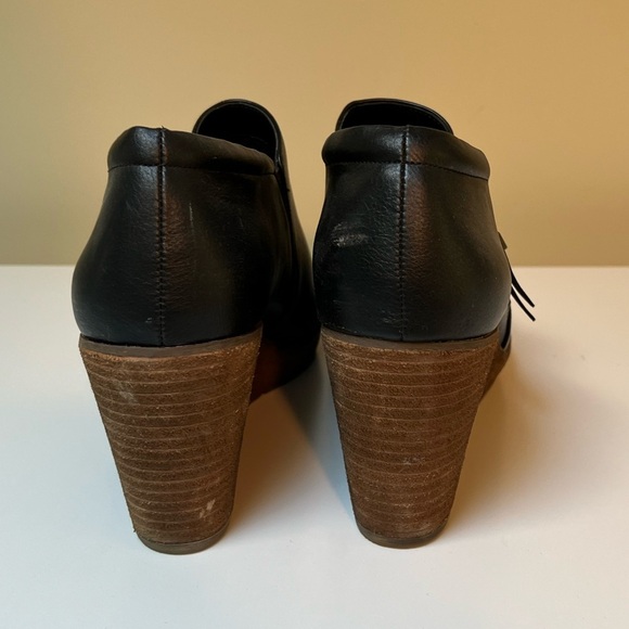 Dr Scholl’s Black Headline Wedge Heel Boot Side Zipper Women’s Size 10M - Picture 7 of 8